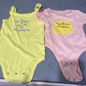 Grandma and grandpa onesies